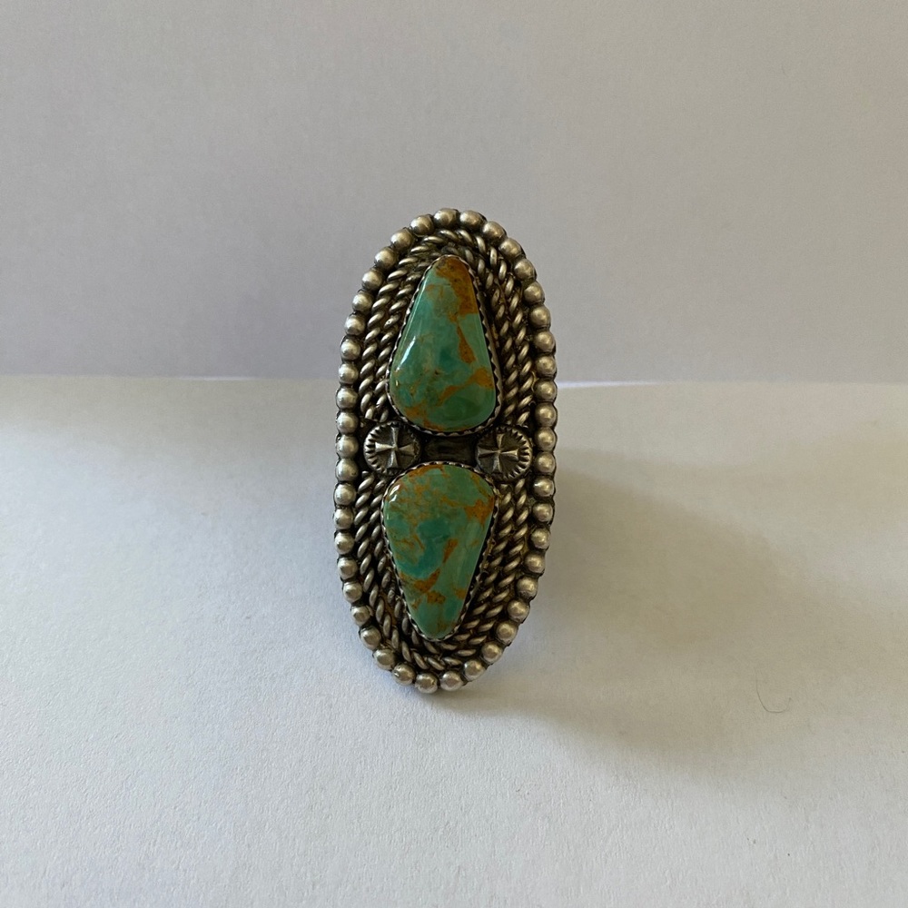 Chatfields Sterling Silver Turquoise Ring